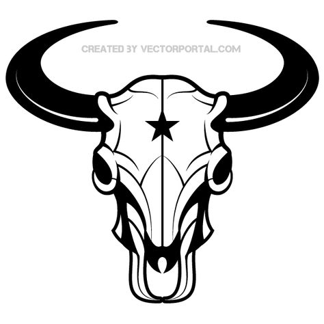 Bison Skull Vector Image Cow Skull Svg, Bison Skull, Cars Coloring, Cowboy Ranch, Dark Portrait, Skull Svg, Bull Skulls, Cow Skull, Stencil Art