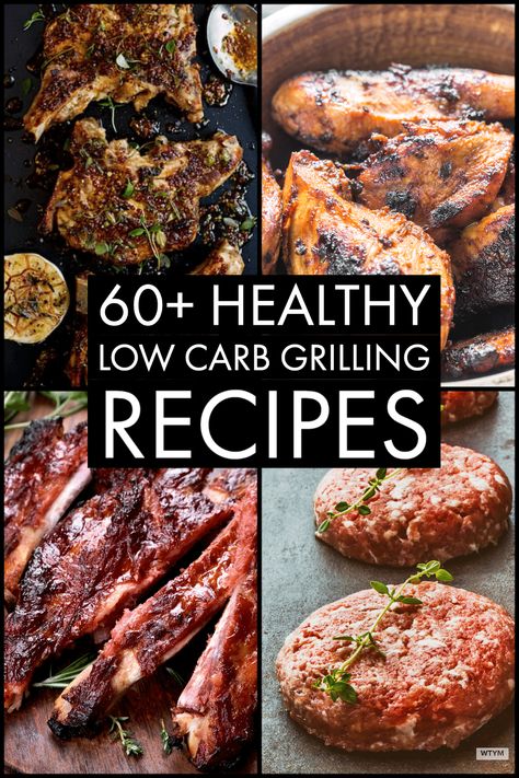 60+ Low Carb and Keto Grilling Recipes perfect for summer dinners, cookouts, and parties! The best quick and easy ketogenic BBQ recipes to help you stick to your healthy eating plan! Plenty of variety with chicken, steak, shrimp, pork and sides! Don’t miss these fabulous keto grilling recipes! #keto #ketorecipes #grill #grilling #grilled Keto Grilled Recipes, Low Carb Grilled Recipes, Low Sodium Grilling Recipes, Keto Grilling Recipes, Low Carb Grilling Recipes, Keto Grill Recipes, Grill Recipes Healthy, Low Carb Grilling, Grilling Recipes Pork