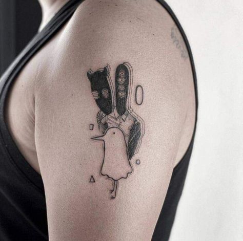 Goodnight Punpun Tattoo, Aki Tattoo, Lain Tattoo, Punpun Tattoo, Tattoo Trash, Pun Pun, Goodnight Punpun, Tattoo Aesthetic, Manga Tattoo