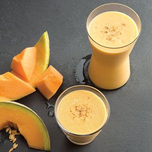 Mango-Melon Smoothie Recipe | Williams Sonoma Taste Melon Smoothie, Apricot Smoothie, Banana Apple Smoothie, Resep Smoothie, Jamba Juice, Ricotta Recipes, Winter Melon, Full Fat Yogurt, Corn Recipe