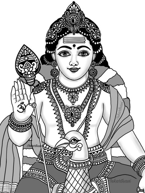 Murugan Drawing Pencil Easy, Muruga Painting, Murugan Pencil Drawing, Murugan Drawing Pencil, Murugan Art Sketch, Murugan Painting, Murugan Art, Murugan Drawing, Murugan Images