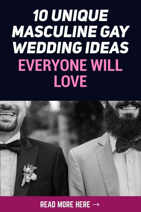 Lgbtq Wedding Two Grooms, Mlm Wedding, Gay Wedding Ideas Decor, Gay Wedding Aesthetic, Two Grooms Wedding, Gay Wedding Ideas, Community Planning, Masculine Wedding, Gay Weddings