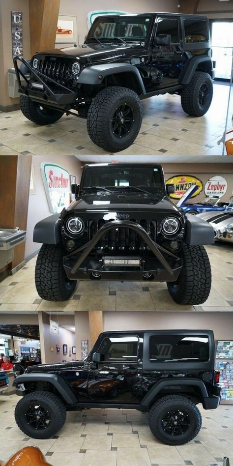 Black Two Door Jeep Wrangler, All Black Jeep Wrangler 2 Door, Jeep Wrangler Willys, Jeep Willys, 2016 Jeep Wrangler, Willys Jeep Blueprint, 2016 Jeep, Black Jeep, American Legend