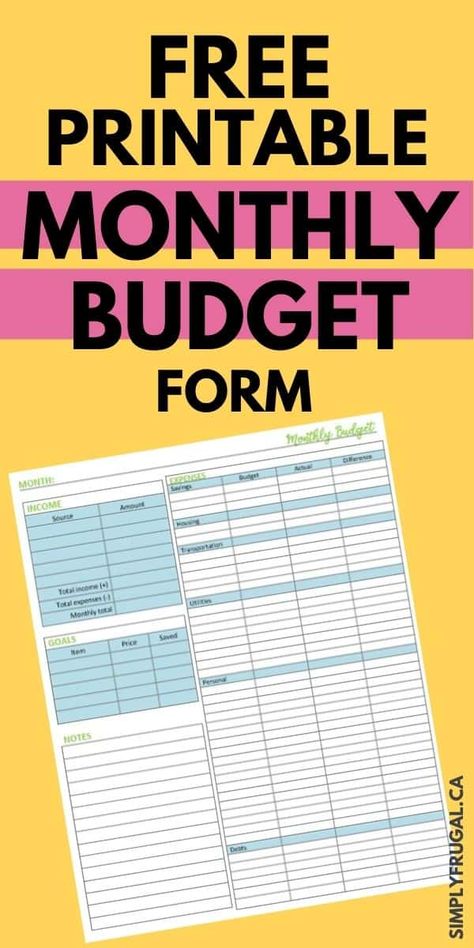 If you are struggling with getting your budget under control, then you’ll want to download this free monthly budget form right away! Budget Forms, Grocery Savings Tips, Bills Budget, Monthly Budget Printable, Age Spot, Money Saving Techniques, Money Frugal, Budget Sheets, Household Budget