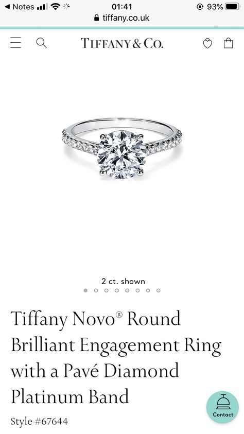 Round Brilliant Engagement Ring, Tiffany Engagement Ring, Tiffany & Co., Pave Diamonds, Round Brilliant, Diamond Ring, Platinum, Engagement Ring, Wedding Rings