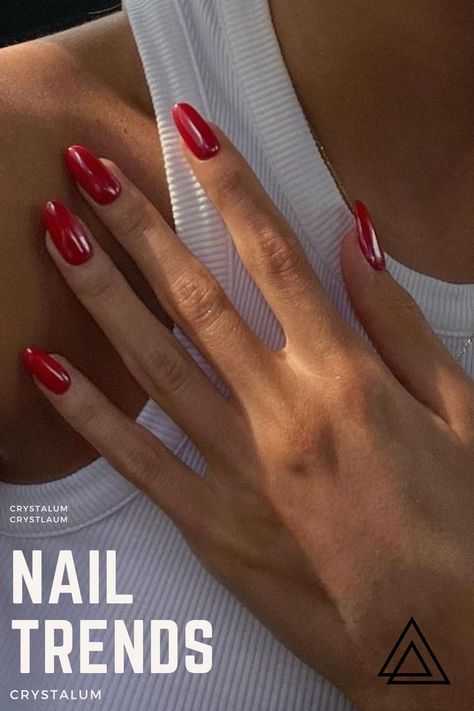 Kutek Disney, Unghie Sfumate, Nagellack Trends, Red Nail Designs, Nail Idea, Red Nail, Neutral Nails, Minimalist Nails, Art Photos