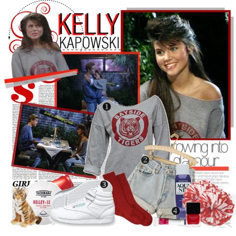 "Costume Idea: Kelly Kapowski" by minnielle on Polyvore Kelly Kapowski Costume, Kelly Kapowski Outfit, Kelly Kapowski, Zack Morris, 90s Theme Party, Halloween Idea, 90s Costume, 90s Halloween, Holloween Costume