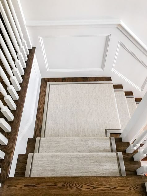 Staircase Runner Carpet, Staircase With Runner, Stair Runner With Landing, Staircase Runners, Staircase Runner Ideas, Staircase Rug, Staircase Carpet Runner, Stairway Carpet, Staircase Carpet