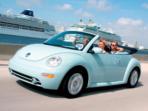 Light blue buggie Games Car, Trip Games, Vw Beetle Convertible, Volkswagen Beetle Convertible, Vw New Beetle, Bug Car, Volkswagen Bug, Beetle Car, Beetle Convertible