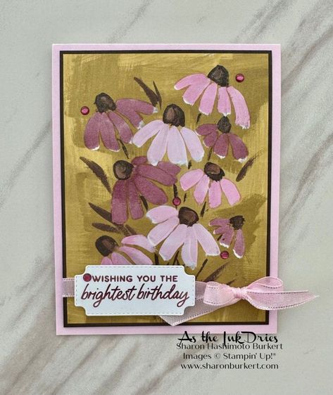 Fresh As A Daisy Dsp, Cheerful Daisies, Fresh As A Daisy, Daisy Cards, Simple Birthday Cards, Easy Birthday, Color Challenge, Easel Cards, Happy Thursday