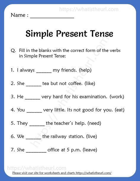 Simple Present Tense Worksheets for Grade 3 Worksheet On Present Simple, Worksheet On Tenses Class 4, Past Tense And Present Tense Worksheets, Tenses For Grade 2, Simple Past Tense Work Sheets, Worksheet On Simple Present Tense, Present To Past Tense Worksheet, English Worksheets For Grade 4 Grammar, Tenses Worksheet Grade 4