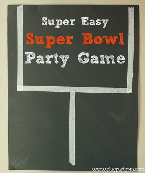 Super easy Super Bowl Party Game idea inspired by Dollar Tree #ValueSeekersClub #ad Super Bowl Trivia, Super Bowl Bingo, Diy Super Bowl, Indoor Games For Adults, Party Games Group, Superbowl Squares, Superbowl Party Games, Superbowl Party Decorations, Easy Super Bowl