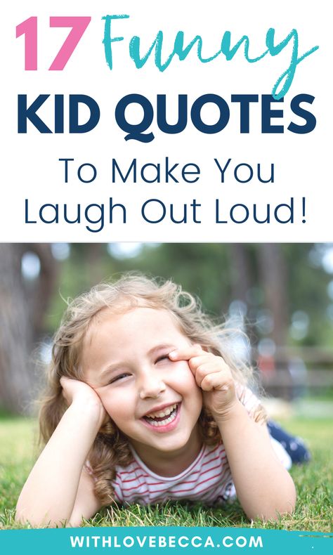 17 funny and hilarious kid quotes that you make you smile! Check out kid humor at it's finest with these funny things kids say. Moms, Dads... if you need some humor from the children in your life - this is for you! Read these hilarious quotes and memes from children here... mom humor, mom life, parenting laughs, quotes from kids to parents... Children Day Quotes Funny, Funny Children Quotes, Funny Quotes About Kids, Sick Kids Quotes, Funny Kid Quotes, Laughs Quotes, Funny Toddler Quotes, Funny Kids Quotes, Funny Things Kids Say