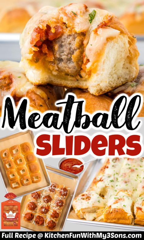 Easy Meatball Sliders, Recipes With Hawaiian Rolls, Meatball Sliders Recipes, Sweet Hawaiian Rolls, Sliders Recipes Hawaiian Rolls, Super Easy Appetizers, Easy Slider, Easy Slider Recipes, Easy Meatball