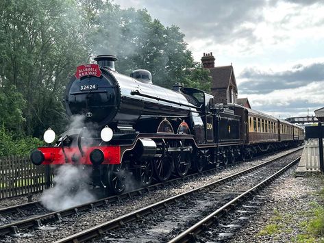 Photos as Atlantic locomotive is handed over to Bluebell Railway https://www.railadvent.co.uk/2024/08/photos-as-atlantic-locomotive-is-handed-over-to-bluebell-railway.html Bluebell Railway, Pullman Train, Beachy Head, Heritage Railway, Rolling Stock, Bank Holiday Weekend, Steam Trains, Steam Locomotive, Model Railway