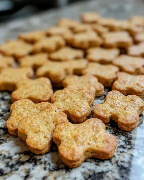 Homemade Apple & Cheddar Dog Biscuits Recipe - mydogrecipe Simple Dog Treats Homemade, Making Dog Treats, Dog Treats Christmas, Dog Cookie Recipes, Apple Cheddar, Dog Biscuit Recipes, Easy Dog Treats, Wholesome Snacks, Dog Treats Homemade Recipes