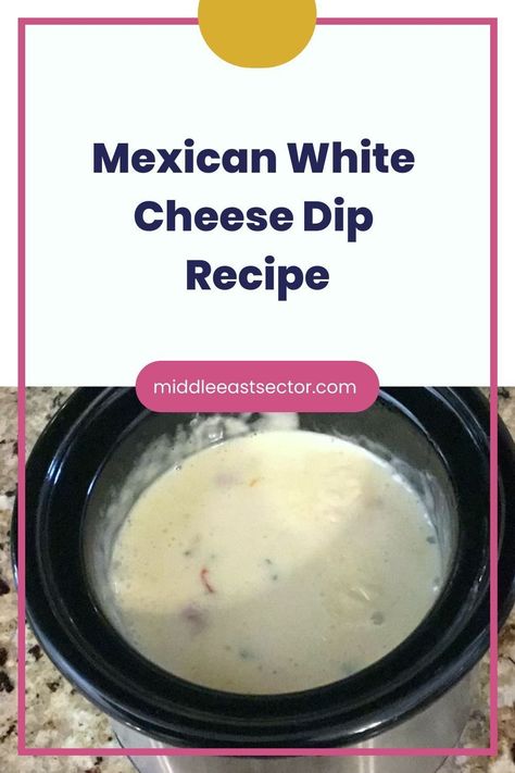 This Mexican white cheese dip recipe is similar to white cheese sauces served in many delicious Mexican restaurants. It is so delicious and so versatile. It is the best authentic… Little Caesars Crazy Bread Recipe, Mexican Cheese Dip Recipes, White Queso Dip Recipe, Queso Blanco Recipe, White Cheese Dip Recipe, White Queso Recipe, Mexican White Cheese Dip, Mexican White Cheese, Easy Queso