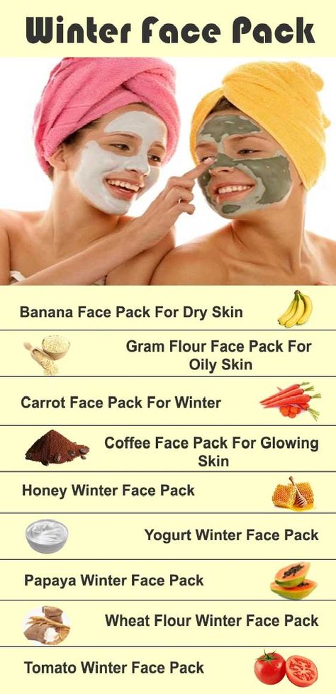 Home Tips For Glowing Skin, Winter Face Mask For Oily Skin, Face Pack For Winter Skin Care, Home Face Pack For Glowing Skin, Diy Face Pack For Dry Skin, Winter Skincare Routine Oily Skin, Easy Face Packs At Home, Skin Care For Winter Dry Skin, Home Remedy For Clear Glowing Skin