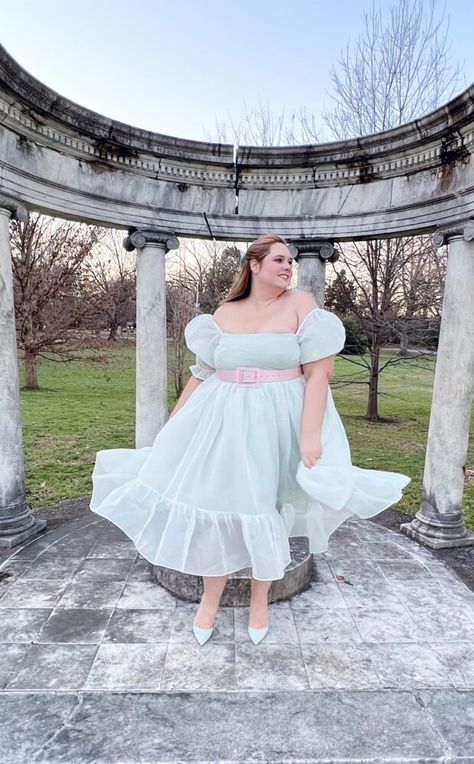 Selkie - Size Inclusive Brand Review - Memphis Mandysue Puff Dress Plus Size, Selkie Puff Dress Plus Size, Colored Plus Size Wedding Dresses, Plus Size Royalcore, Plus Size Selkie Dress, Selkie Dress Plus Size, Plus Size Girly Fashion, Flattering Dresses For Plus Size, Henry Clerval