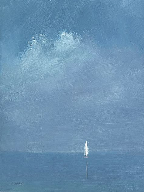 Anne Packard - Summer Sail Kitchen Canvas Art, Sailboat Painting, On The Ocean, Boat Art, Boat Painting, Sea Painting, Ocean Painting, Abstract Canvas Painting, Modern Abstract Painting