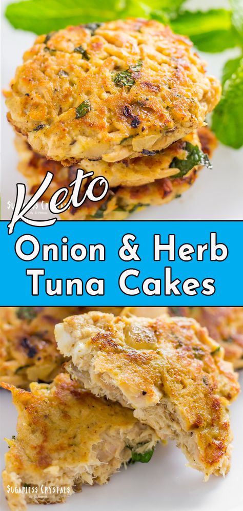 Keto Tuna Cakes, Keto Tuna, Tuna Cakes, Fish Cakes, Boiled Egg Diet Plan, Tuna Recipes, Bariatric Recipes, Keto Recipes Dinner, Low Carb Dinner