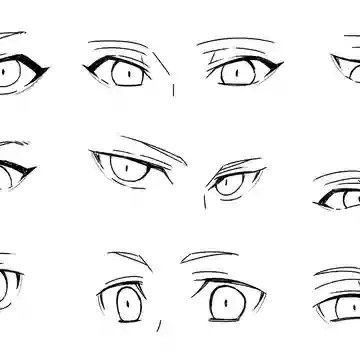 「 𝐷𝑟𝑎𝑤𝑖𝑛𝑔 」 Design A Character, Designing Characters, How To Draw Anime Eyes, Drawing Face Expressions, Manga Poses, 얼굴 드로잉, Eye Drawing Tutorials, Eye Sketch, Manga Drawing Tutorials