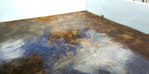 How to Make Your Own Homemade Acid Concrete Stain - Forever Architect Acid Stained Concrete Floors Diy, Diy Stained Concrete Floors, Acid Stain Concrete, Concrete Floors Diy, Diy Concrete Stain, Best Smelling Essential Oils, Acid Stained Concrete Floors, Acid Concrete, Diy Driveway