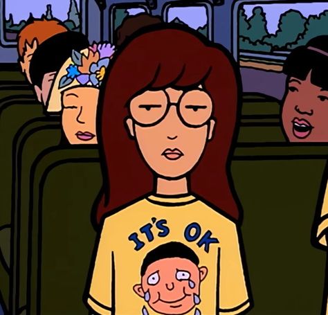 Daria Characters Pfp, Daria Profile Pictures, Literally Me Characters Icon, Character Profile Picture, Daria Core, Daria Cartoon, Daria Pfp, Daria Aesthetic, Daria Characters