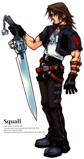 Square Enix, Kingdom Hearts, Squall Leonhart Squall Leonhart, Tetsuya Nomura, Kingdom Hearts Characters, Kingdom Hearts Art, Final Fantasy Artwork, Between Two Worlds, Final Fantasy X, Final Fantasy Art, Comics Art