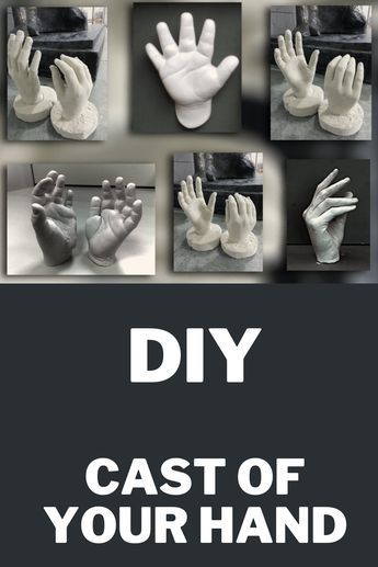 Diy Hand Molding How To Make, Wax Hands Molds Diy, Diy Hand Mold, How To Make A Mold Of Your Hand, Hand Molding Clay Ideas, Hand Molds Diy, Alginate Casting, How To Make Plaster, Plaster Hands