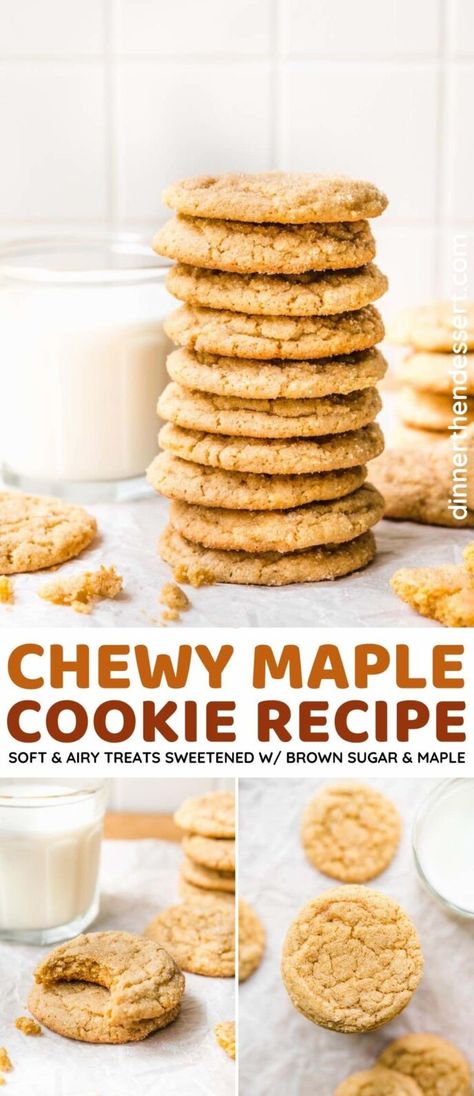 Maple Syrup Cookie Recipes, Soft Maple Sugar Cookies, Desserts Made With Honey Or Maple Syrup, Healthy Maple Cookies, Soft Maple Cookies, Maple Syrup Cookies Recipe, Best Maple Cookies, Maple Sugar Cookies Recipe, Easy Maple Cookies