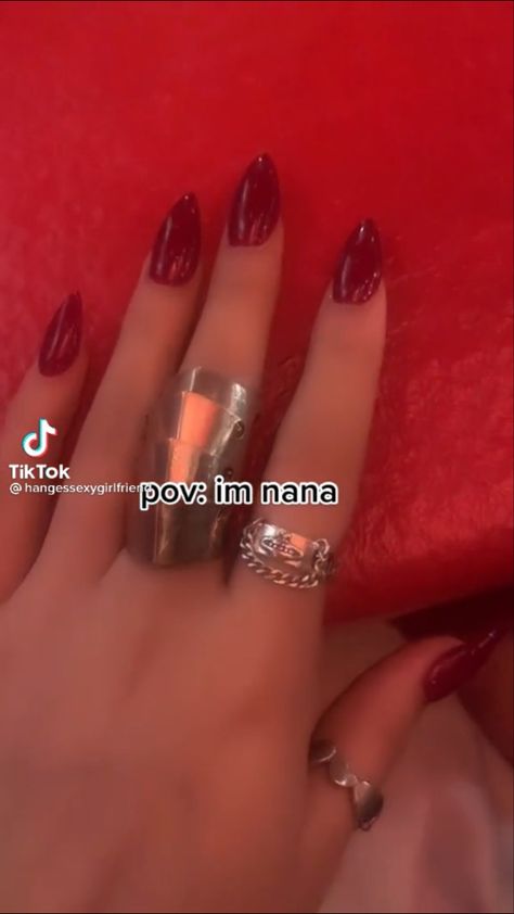 Nana Osaki Earrings, Nana Osaki Nails, Nana Osaki Makeup, Nana Nails, Nana Osaki, Makeup Tattoos, Nail Tattoo, Pretty Nails, Nail Inspo