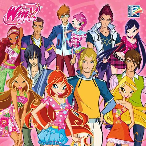 Winx ve uzmanlar Winx and boyfriends 💜💙💚💛♥️ Daphne Winx, Fairy Cartoon, Girls Are Awesome, Las Winx, Klub Winx, Bloom Winx Club, Stock Art, Cool Wallpapers Cartoon, Boy Costumes