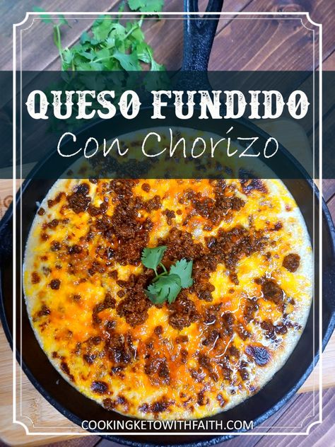 Queso Fundido Con Chorizo Mexican Stuffed Poblano Peppers, Chili Meatballs, Con Pollo Chicken, Queso Fundido Recipe, Armadillo Eggs, Chicken Cilantro, Cinco De Mayo Recipes, Chili Chili, Cinco De Mayo Celebration