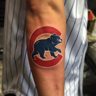 Cubs Tattoo Ideas, Chicago Cubs Tattoo, Cubs Nails, Cubs Tattoo, Chicago Tattoo, Tattoo Concepts, Tasteful Tattoos, Sleeves Ideas, Skin Art