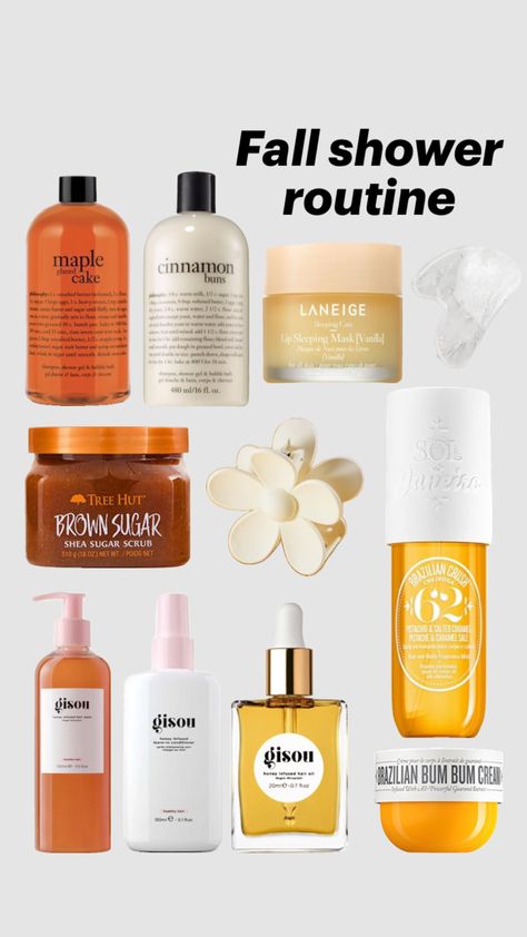 🍂fall shower routine🍂 #fall Fall Morning Routine, Fall Smells, Fall Planning, Winter Shower, Autumn Skincare, Autumn Morning, Autumn Night, Body Care Routine, Shower Routine