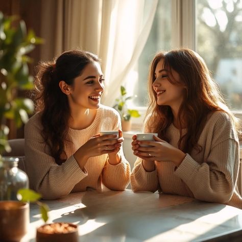 FRIENDSHIP IN EVERY SIP 👩🏻‍❤️‍👩🏻 There’s nothing better than catching up with your besties over a cup of Steepi. Whether you’re chatting about life or just enjoying the quiet moments together, tea always makes the time feel extra special. Here’s to more tea, more talks, and more good vibes together 😉 #teatime #friendshipgoals #teawithfriends #bestiesandbrews #goodvibesonly #girltalk #sipandshare #memoriesovertea Happy Friends Aesthetic, People Drinking Tea, Women Friendships, Tea Friends, Healthy Friendships, Good Friendship, Tea With Friends, Women Friendship, Inspiring Photography