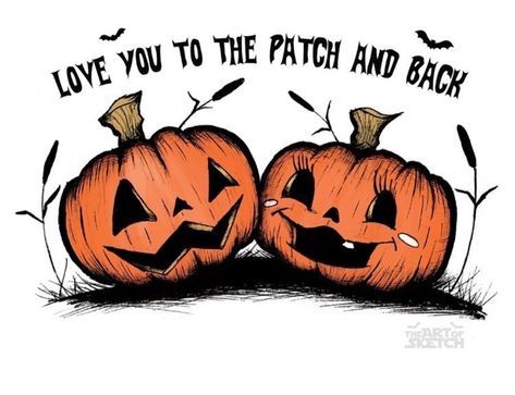 Halloween Love Drawings, Halloween Pumpkin Painting Ideas, Halloween Pumpkin Painting, Painted Pumpkin Ideas, Pencil Art Love, Cute Halloween Drawings, Spooky Love, Spooky Pictures, Halloween Arts