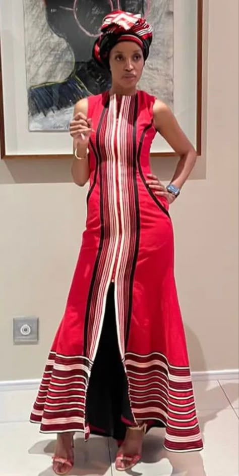 Xhosa Attire For Ladies, Xhosa Outfits, Xhosa Dresses, Pedi Traditional Attire, Xhosa Traditional Attire, Xhosa Attire, South African Traditional Dresses, African Traditional Wear, Traditional African Clothing