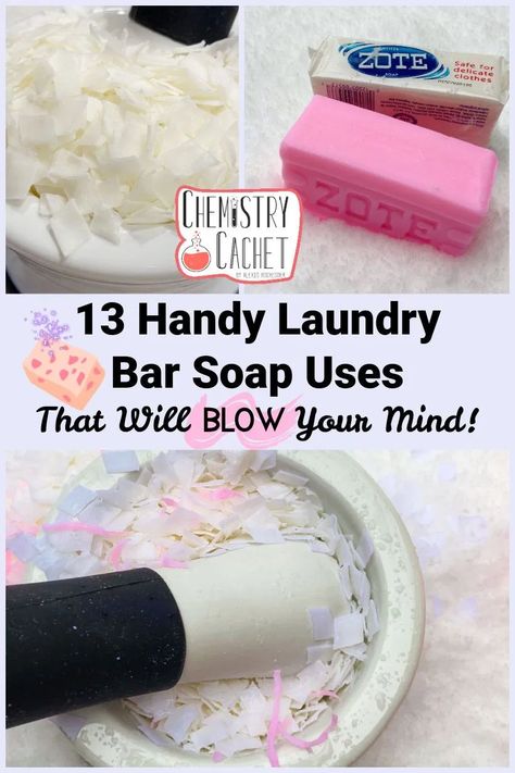 Check out these ultimate laundry hacks with all the unique, handy uses for laundry bar soap! We break down Zote VS Fels Naptha, how they work then amazing ways to use them around the home! Laundry Bar Soap, Laundry Soap Bar, Zote Soap, Laundry Bar, Diy Laundry Soap, Ink Stain Removal, Diy Makeup Brush, Fels Naptha, Cleaning Paint Brushes