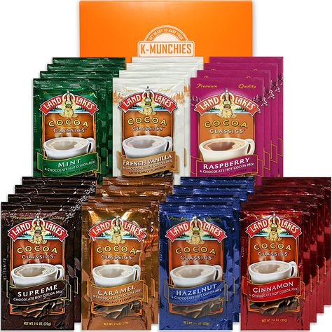 Hot Cocoa Packets, Hot Cocoa Mix Recipe, Hot Chocolate Gift, Land O Lakes, Premium Chocolate, Hot Cocoa Mixes, Hot Chocolate Mix, Cocoa Mix, Chocolate Mix