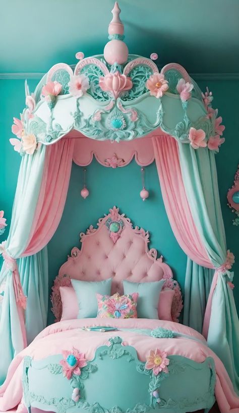 Granddaughters Room, Barbie Puppy, Kids Room Accessories, Pastel Home Decor, Kombi Home, Kids Room Interior Design, Kids Room Paint, Kids Bedroom Designs, Kids Room Inspiration