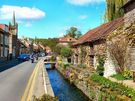 Thornton Le Dale. N Yorks British Villages, North York Moors National Park, Yorkshire Moors, James Herriot, Riverside Walk, Pretty Cottage, North York Moors, Rule Britannia, East Riding Of Yorkshire