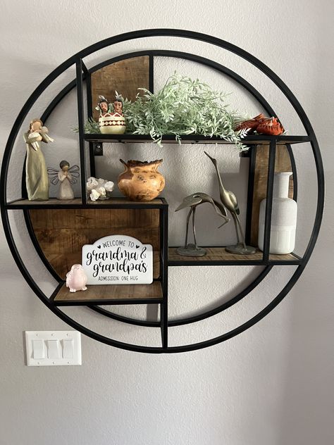 Round Wall Shelf Decor Ideas, Wall Shelf Decor Ideas, Round Wall Shelf, Shelf Decor Ideas, Round Wall Shelves, Wall Shelf Decor, Round Wall, Wall Shelf, Shelf Decor