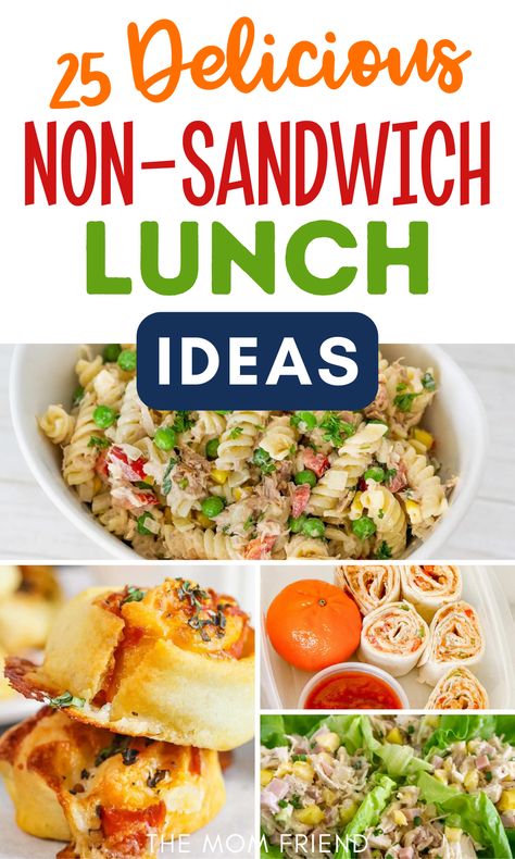 Non-sandwich lunch ideas for adults. Easy Lunch Ideas For One Person, No Sandwich Lunch Ideas For Adults, Healthy Lunch Ideas No Bread, Non Bread Lunch Ideas, Easy Lunch Ideas For Company, Teenage Lunches Ideas, Lunch Ideas For Seniors, No Heat Lunches For Work For Men, Men’s Lunch Ideas