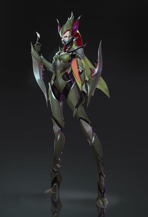 ArtStation - Bug Warriors, Moritz Cremer Dnd Elves, Modern Magic, Knight Art, Insect Art, Fantasy Monster, Concept Art Drawing, Warrior Girl, Superhero Design, Art Style Inspiration