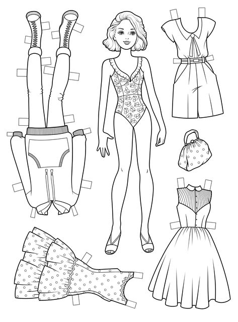 Croquis Fashion, Paper Doll Printable Templates, Coloring Drawing, Barbie Paper Dolls, Paper Dolls Clothing, Paper Doll Dress, Paper Fashion, Paper Dolls Printable, Costume Designer