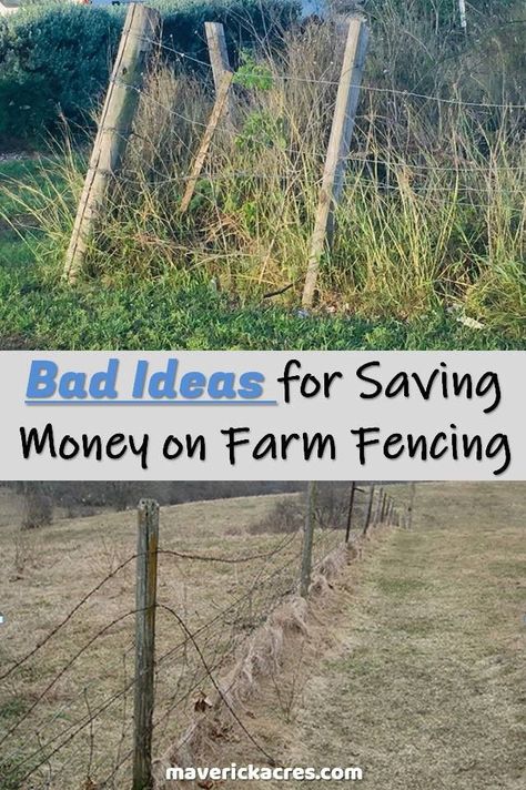 Ideas For Saving Money, Ranch Fence, Mini Farming, Farm Fencing, Farm With Animals, Cattle Corrals, Build A Fence, Livestock Fence, Ranch Fencing