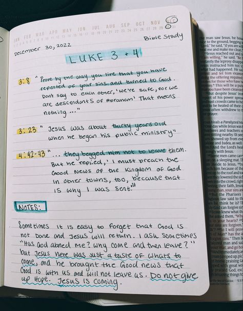 Gospel Of Luke Bible Study, Luke 4 Bible Journaling, Luke Bible Study Notes, Book Of Luke Bible Study, Bible Chapters To Read When, Luke Bible Journaling, Luke Bible Study, Luke Chapter 2, Christmas Study