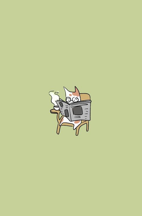 cat reading newspaper,rest time,drink coffee, sitting on the chair, cat wallpaper, cats,chilling with coffee while reading nespapers Cat Newspaper, Rest Time, Reading Newspaper, Cat Reading, Grunge Art, Drinking Coffee, Portrait Artist, Free Time, Coffee Drinks